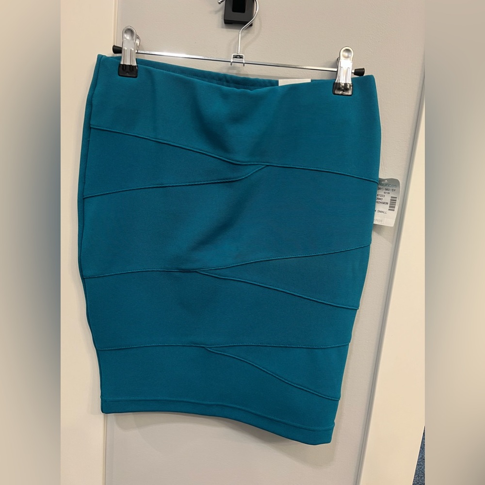 NWT Bright Blue Bandage Skirt